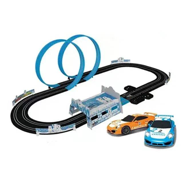 Remote Control Race Track Set With Double Cars For Boys - ToylandEU