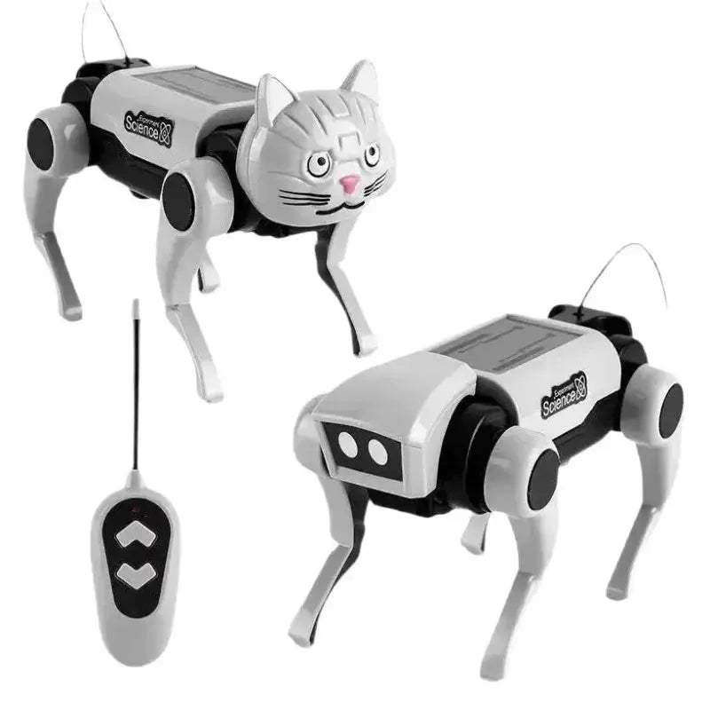 Remote Control Robotic Dog And Cat Assembly Toy For Learning - ToylandEU