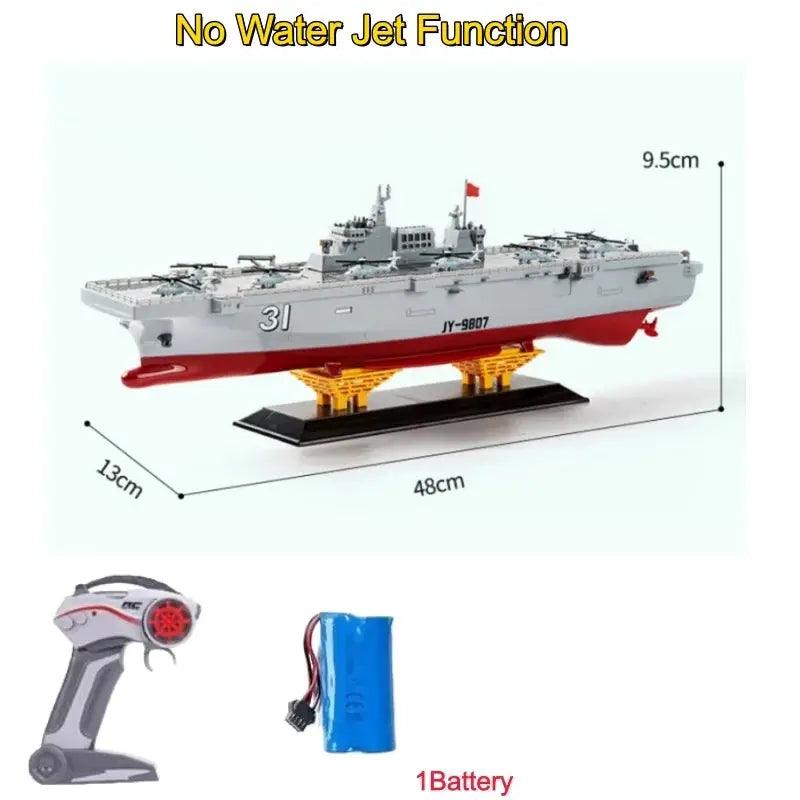 Remote Control Ship Water Spray RC Boat Outdoor Play - ToylandEU™