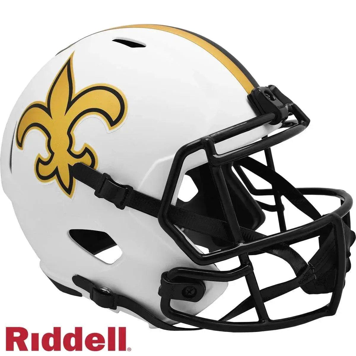 New Orleans Saints Riddell Replica Lunar Eclipse Helmet - ToylandEU™