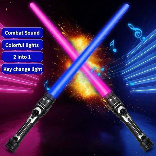 Retractable Lightsaber Toy Adult Flashing Laser Sword - ToylandEU™