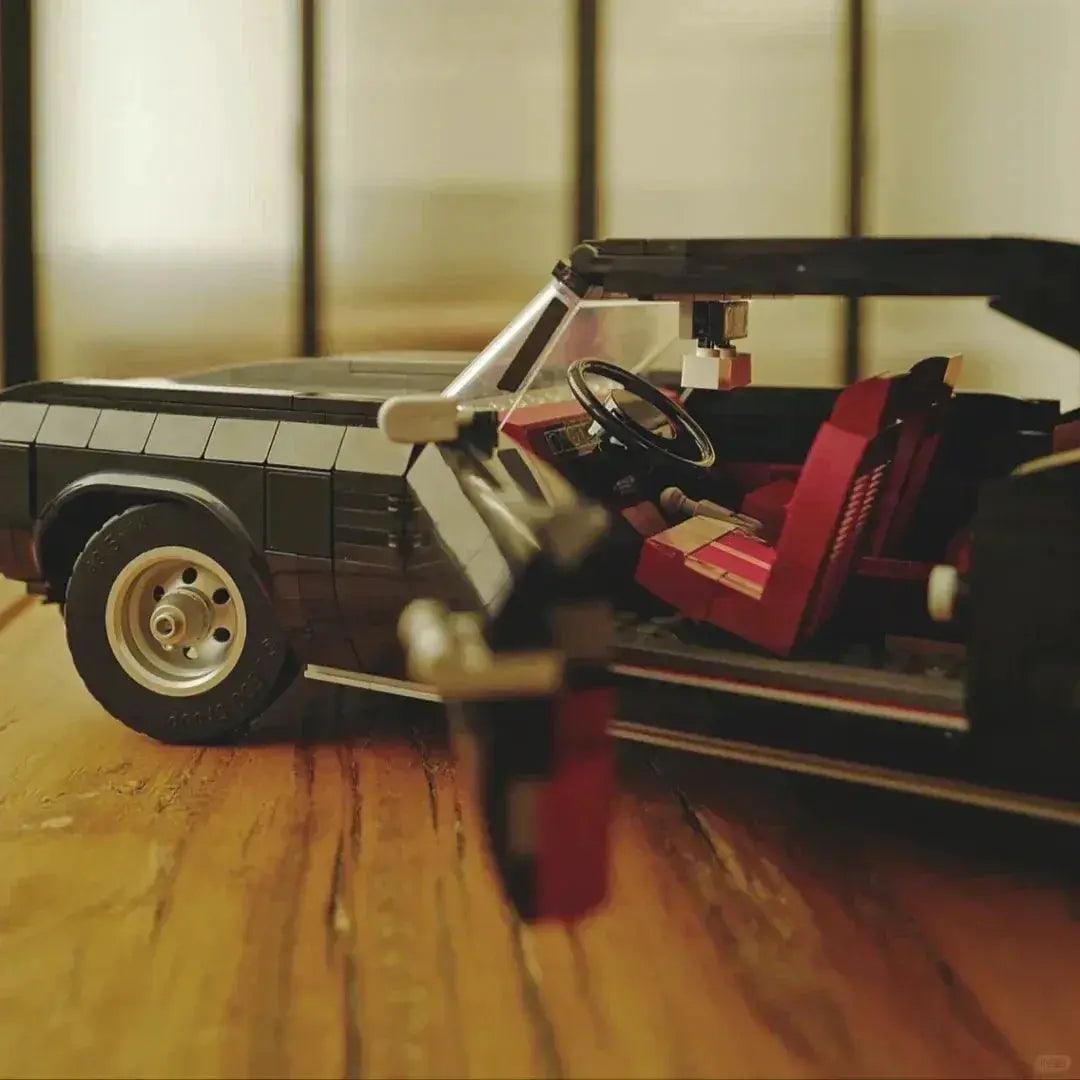 Retro Muscle Car Building Blocks Set For Kids Gift ABS - ToylandEU™
