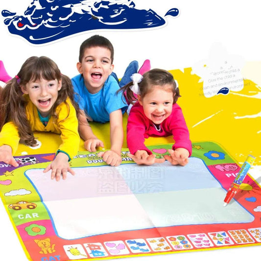 Reusable Magic Water Drawing Mat for Kids - 4 Color Fun & Safe Play - ToylandEU