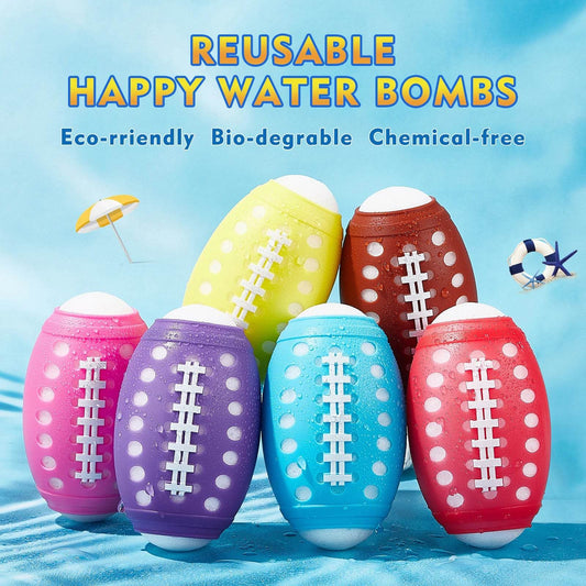 Reusable Water Balloons Fast Refillable Water Balls for Teens and Adults Outdoor Activities Kids Pool Beach Bath - ToylandEU