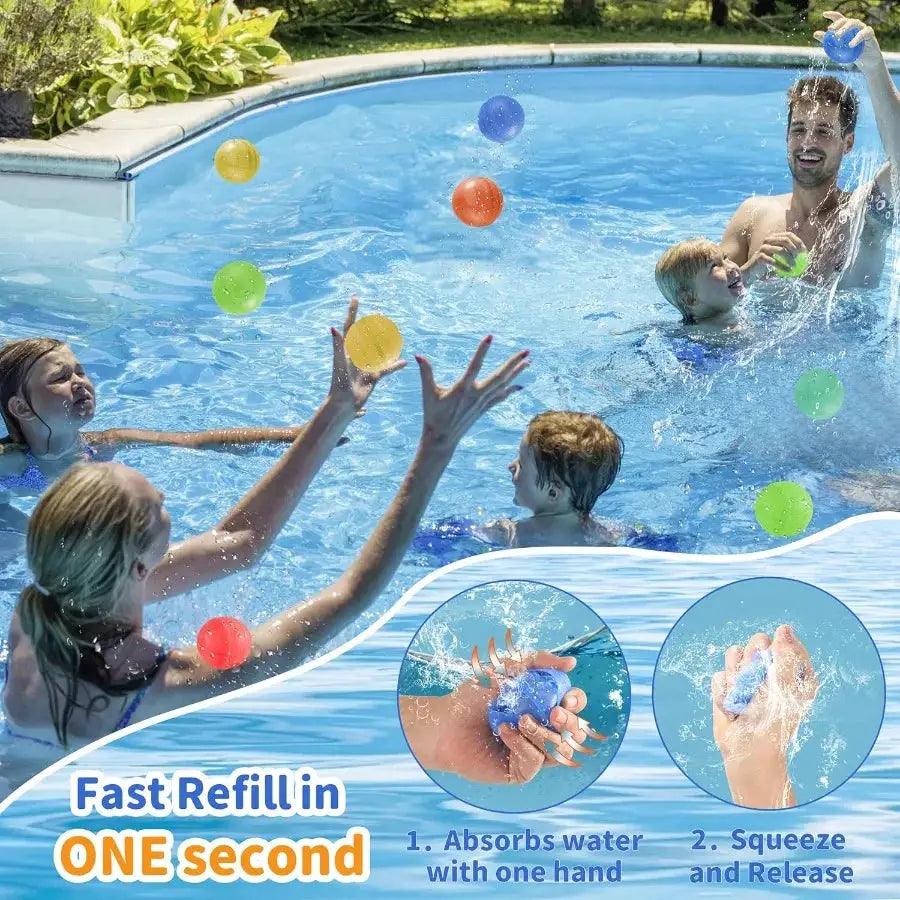 Reusable Water Balloons QuickFill For Outdoor Fun - ToylandEU™