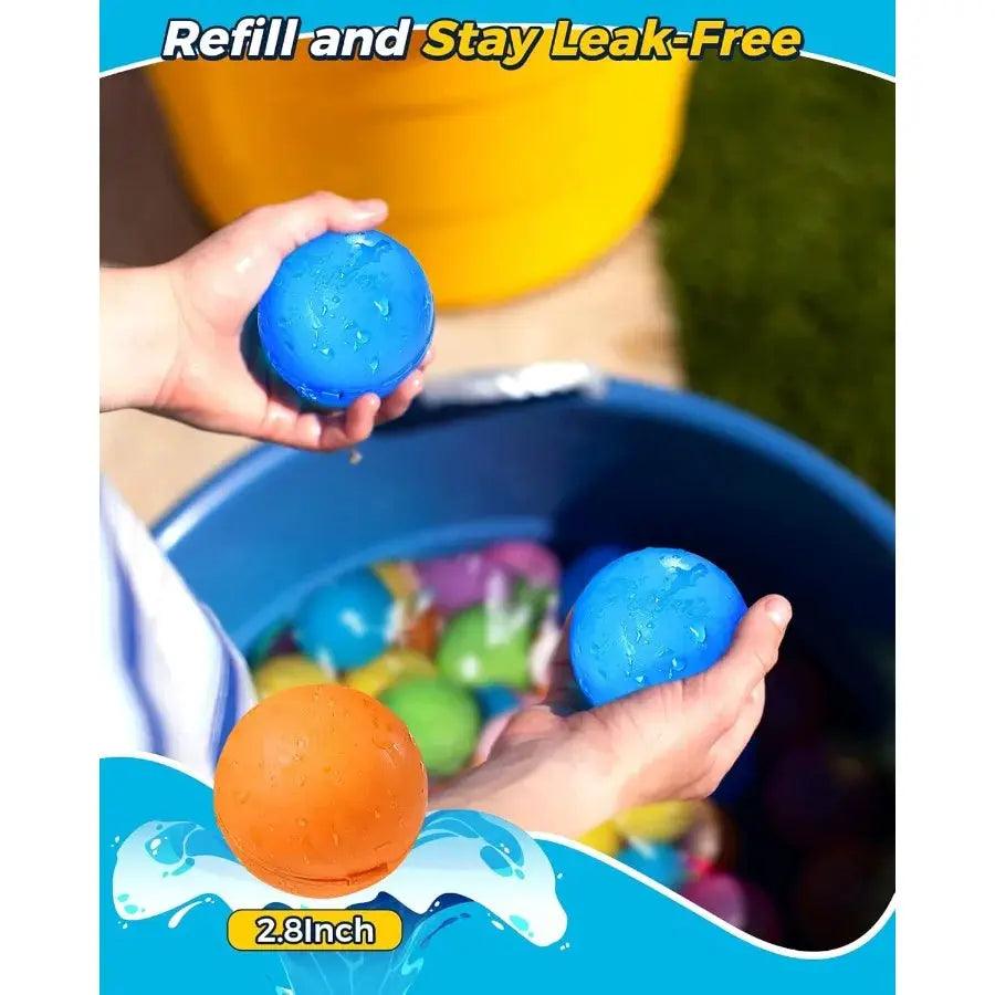 Reusable Water Bomb Balloons For Kids Outdoor Fun - ToylandEU™