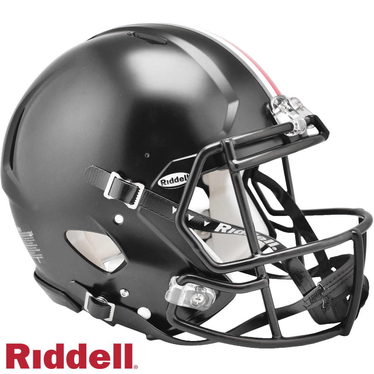 Ohio State Buckeyes Helmet Riddell Authentic Full Size Speed Style Black Alternate