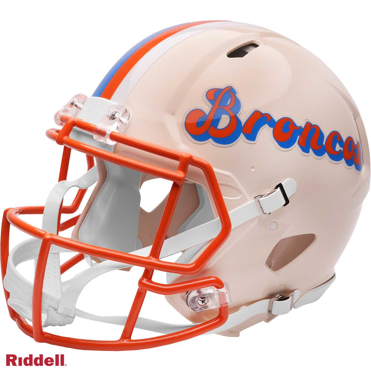 Denver Broncos Helmet Riddell Authentic Full Size Speed Style Retro Collection