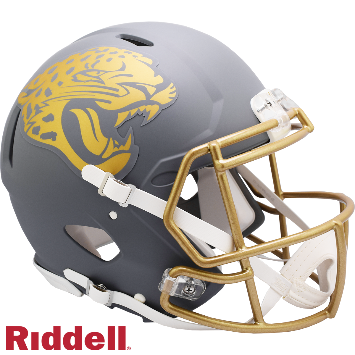 Jacksonville Jaguars Helmet Riddell Authentic Full Size Speed Style Slate Alternate