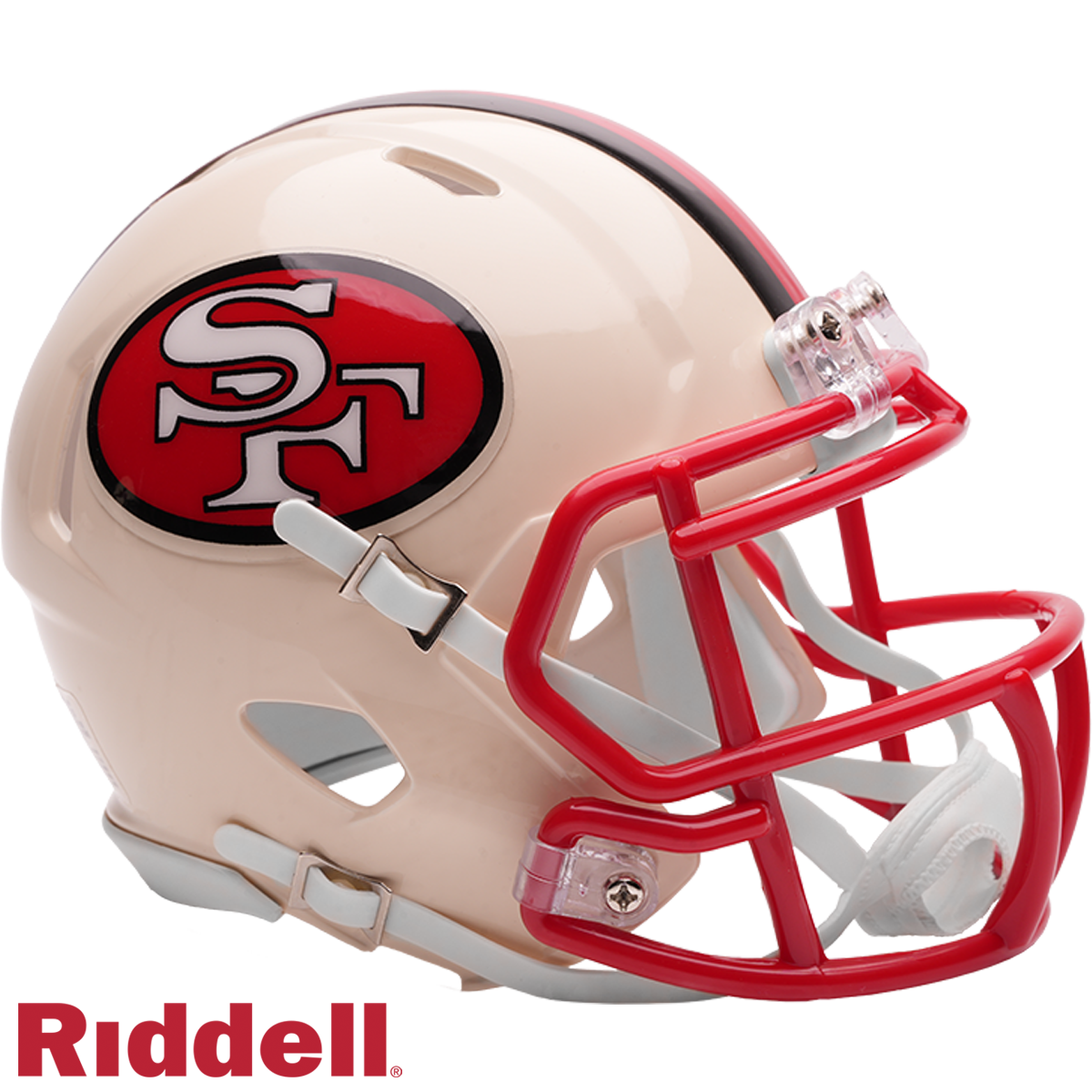 San Francisco 49ers Helmet Riddell Replica Mini Speed Style Retro Collection