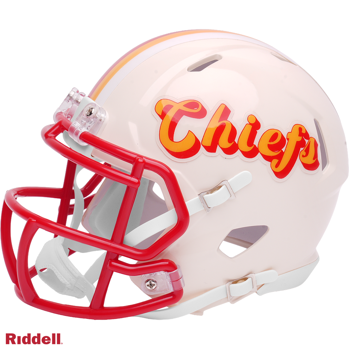Kansas City Chiefs Helmet Riddell Replica Full Size Speed Style Retro Collection