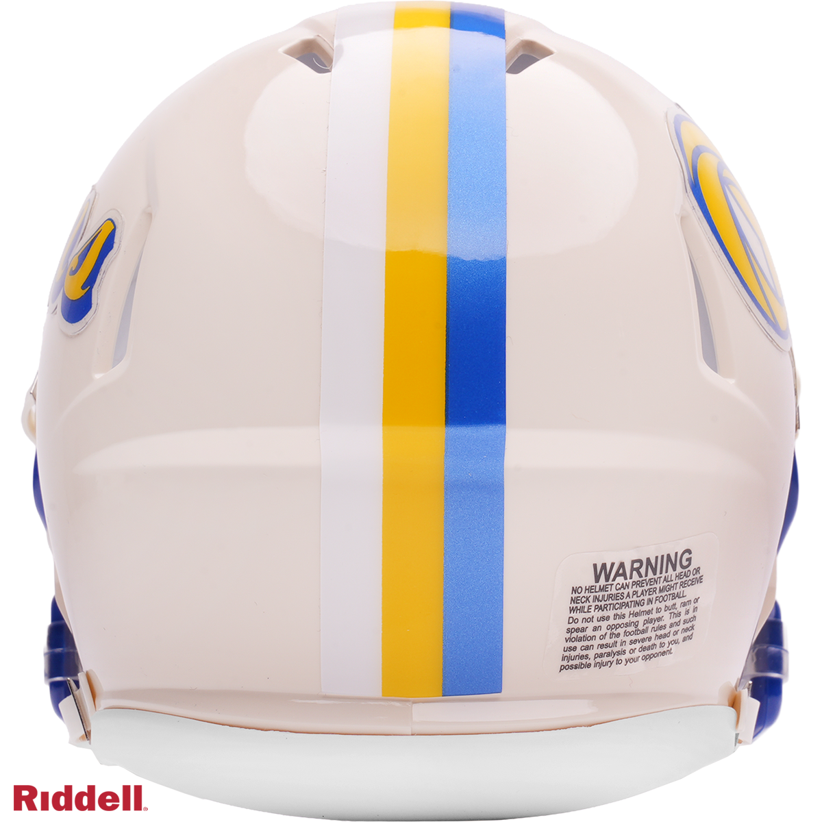 Los Angeles Rams Helmet Riddell Replica Full Size Speed Style Retro Collection