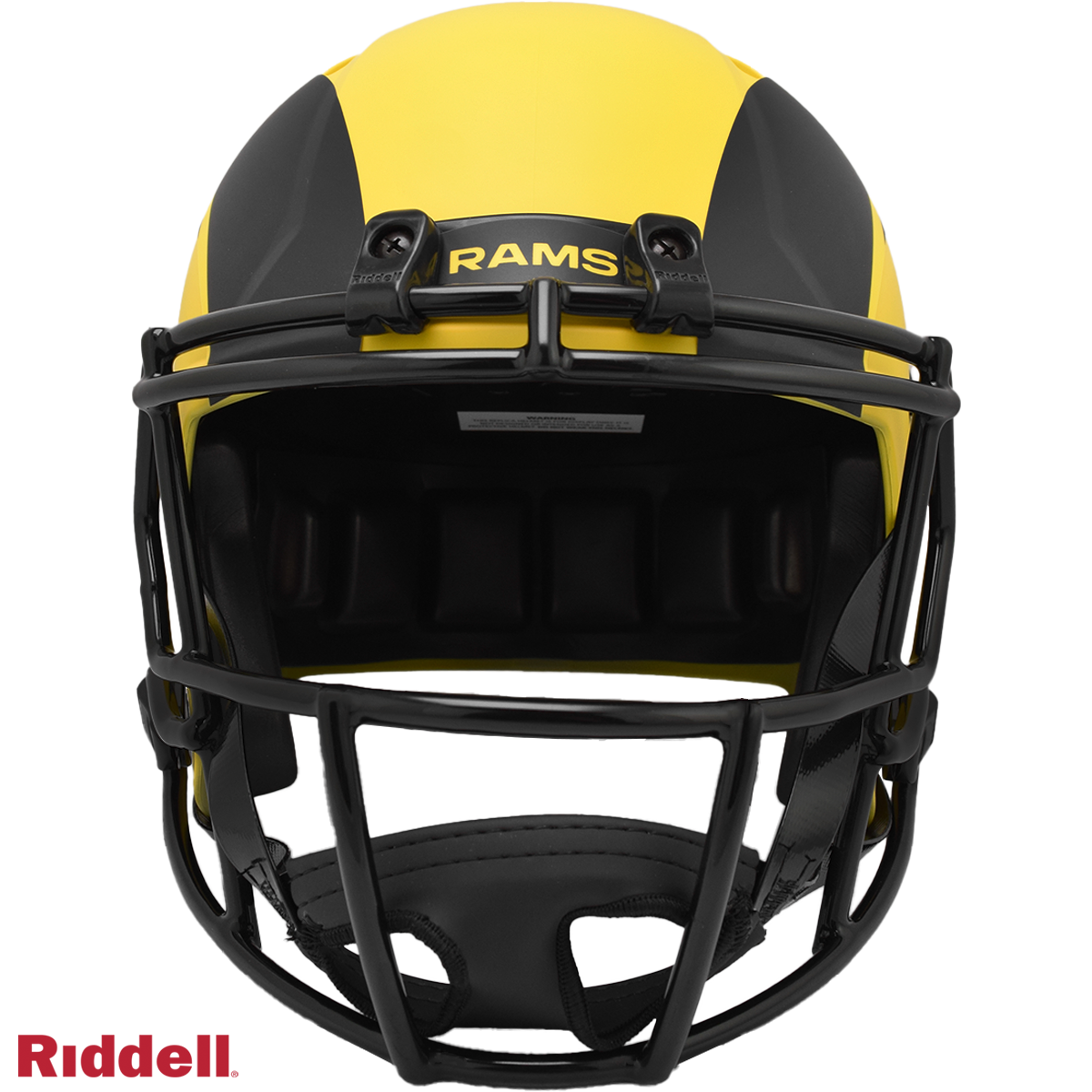 Los Angeles Rams Helmet Riddell Replica Full Size Speed Style Rave Alternate