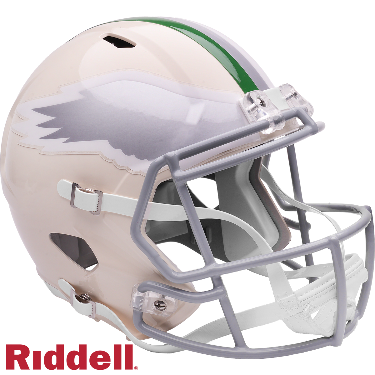 Philadelphia Eagles Helmet Riddell Replica Full Size Speed Style Retro Collection