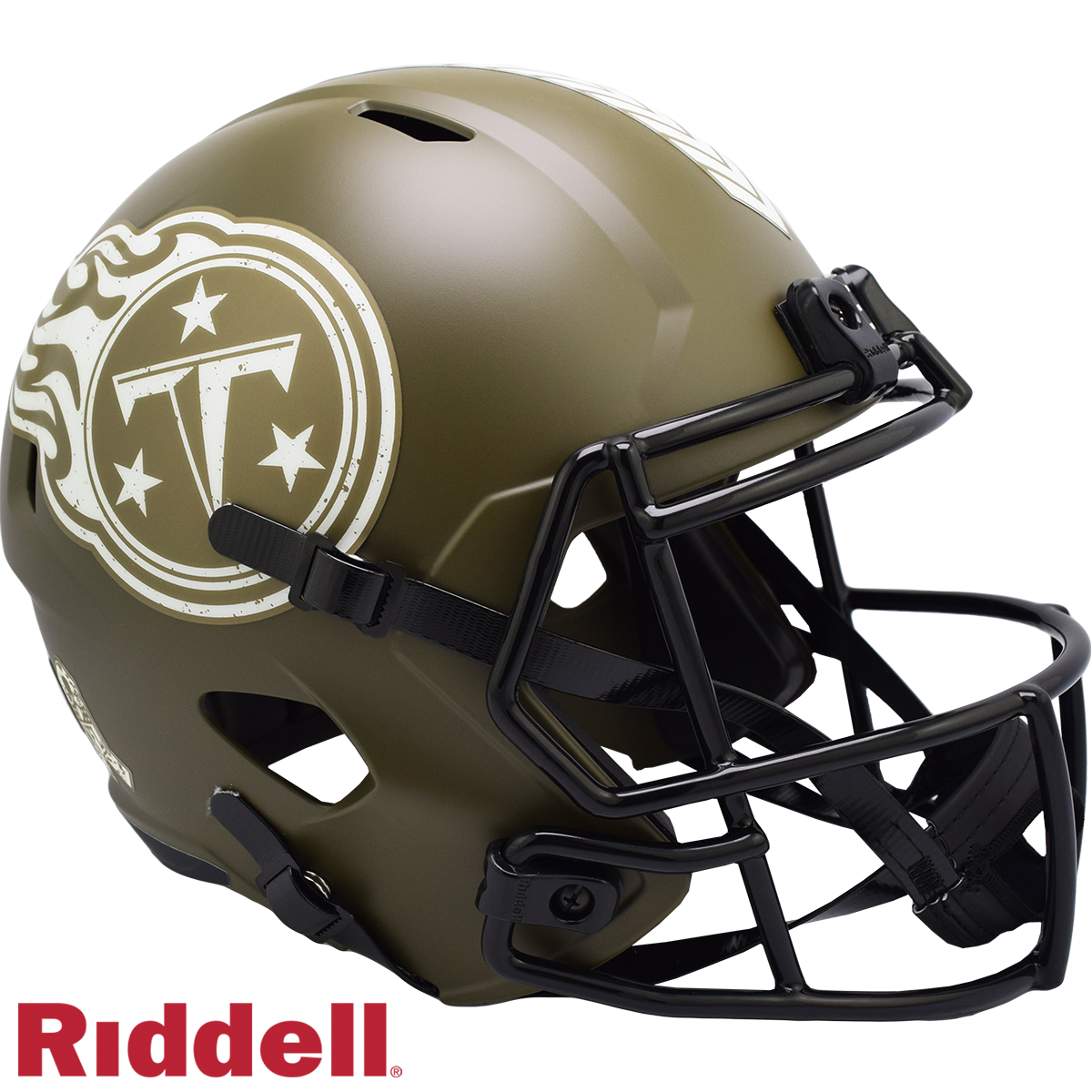 Tennessee Titans Helmet Riddell Replica Full Size Speed Style Salute To Service 2022