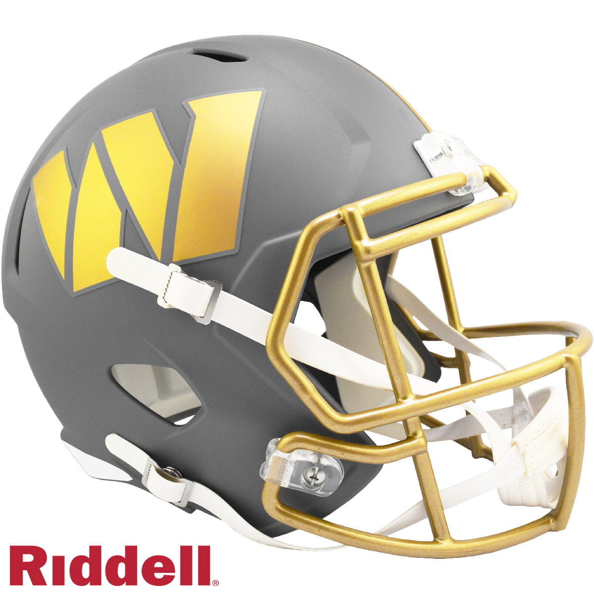 Washington Commanders Helmet Riddell Replica Full Size Speed Style Slate Alternate