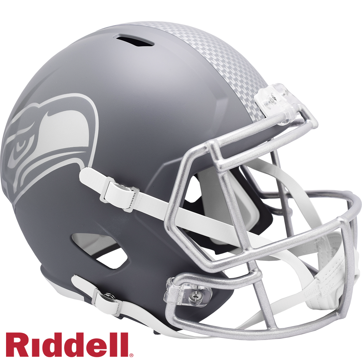 Seattle Seahawks Helmet Riddell Replica Full Size Speed Style Slate Alternate