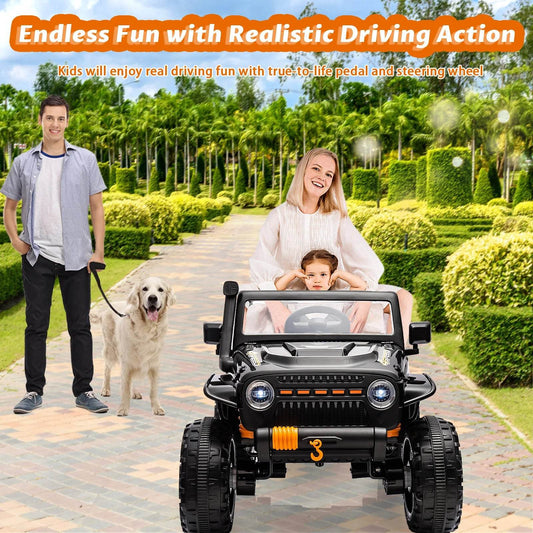 Ride On Car 24V Truck for Kids and Parents Battery Powered - ToylandEU