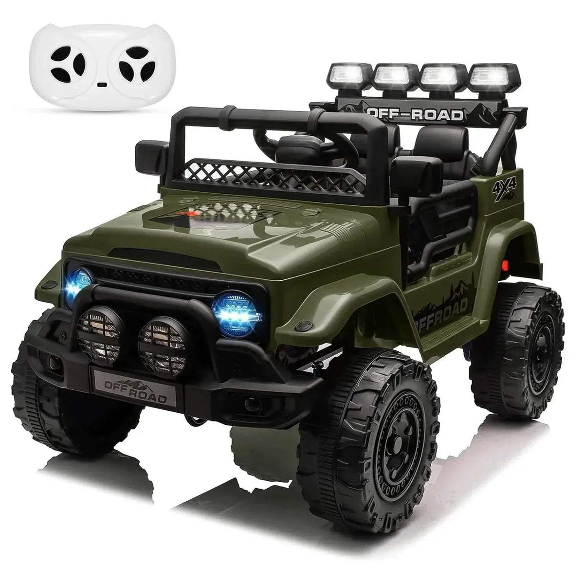 12V Kids Ride On Truck With Remote Control LED Lights - ToylandEU™