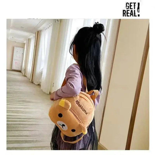 Rilakkuma Plush Backpack Durable 25cm School Bag - ToylandEU™
