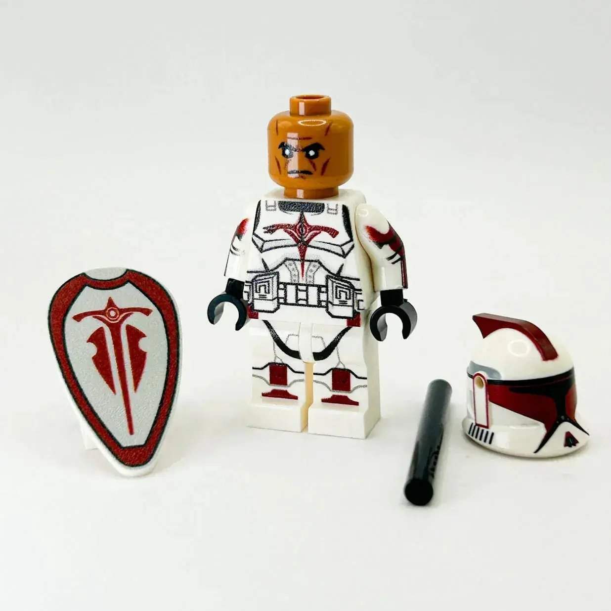Custom LEGO Clone Trooper Phase 1 Figure With Custom Printing On Authentic LEGO Legs Head Torso - ToylandEU
