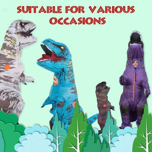 Roaring Fun Inflatable T-Rex Costume for Kids - Ideal for Parties! - ToylandEU