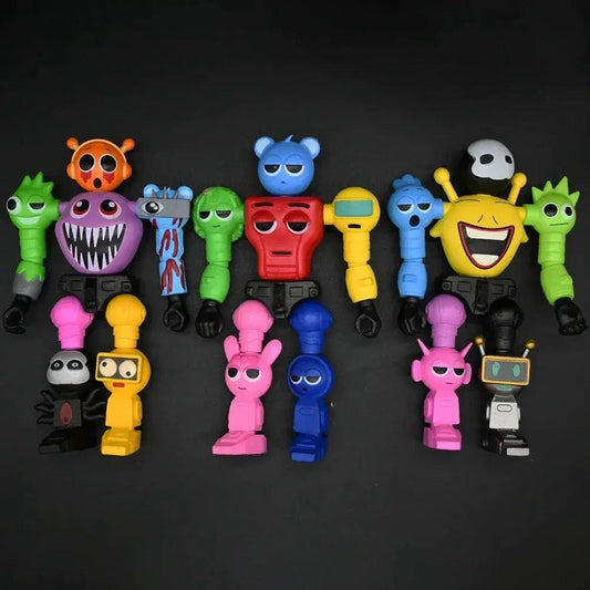 Robot Action Figure 17cm Assemble Desktop Model Toy - ToylandEU™