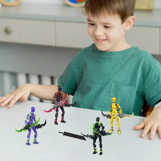 Robot Action Figure Multi Jointed Articulated Figure Robot - ToylandEU