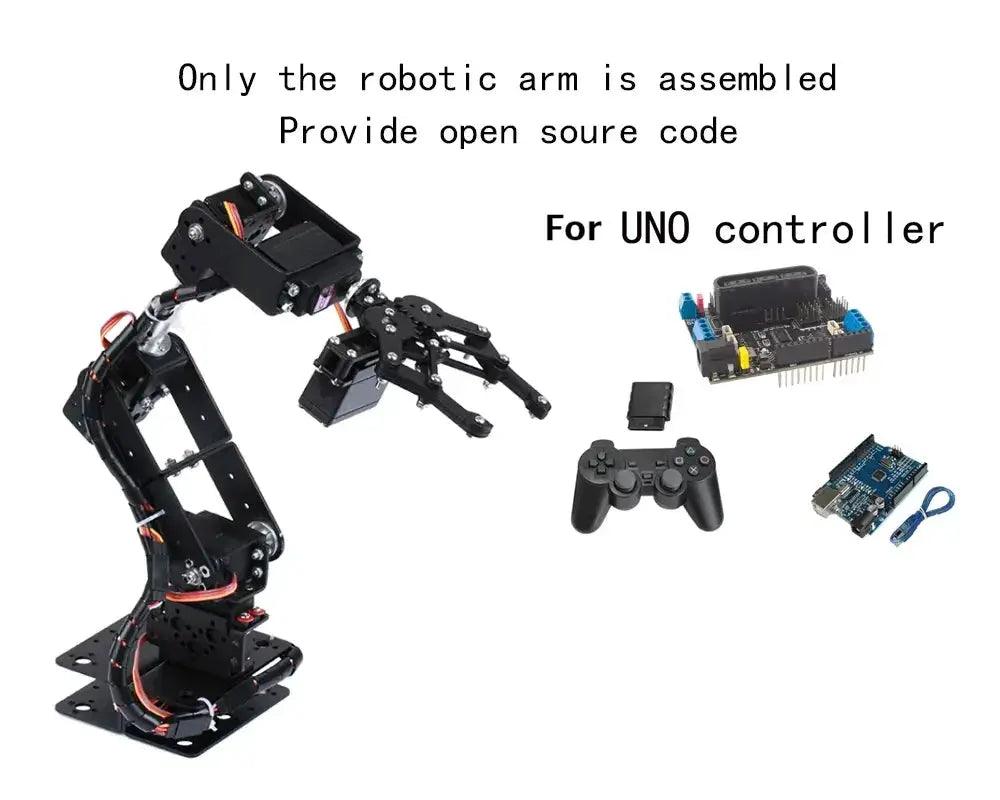 Programmable 6 DOF Robotic Arm Kit For Arduino And Pi - ToylandEU™