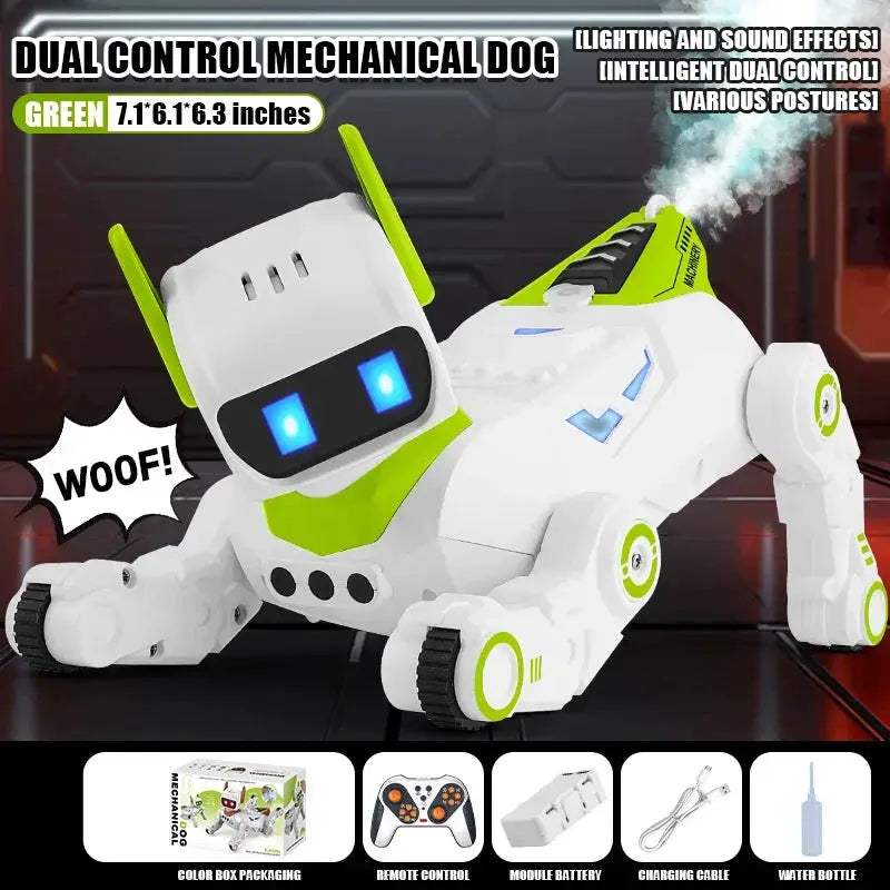 Robot Dog RC Toy 4WD Lights Stunt Modes Elite - ToylandEU™