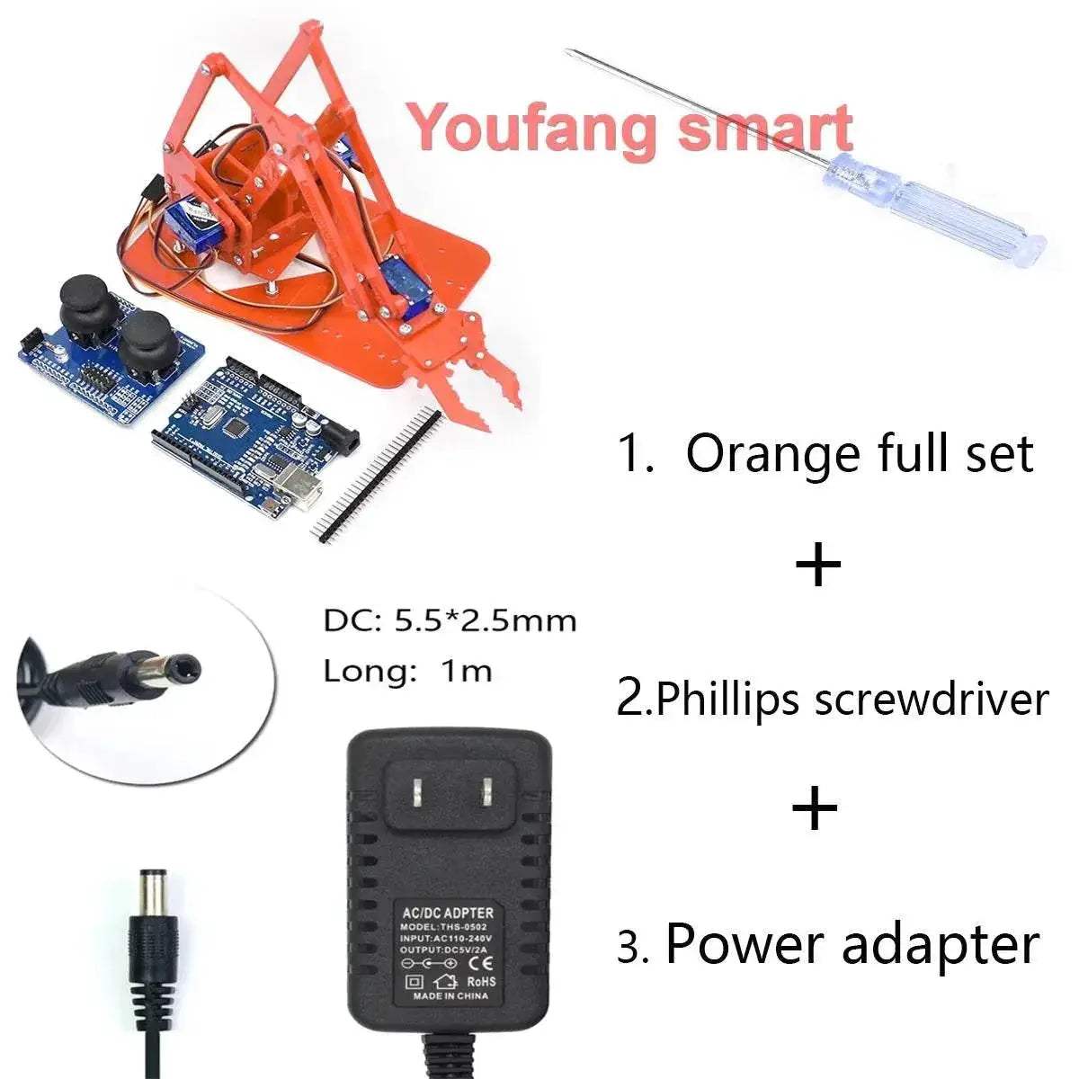 Robotic Arm Assembly Kit with Programmable Claw for DIY Enthusiasts - - ToylandEU™