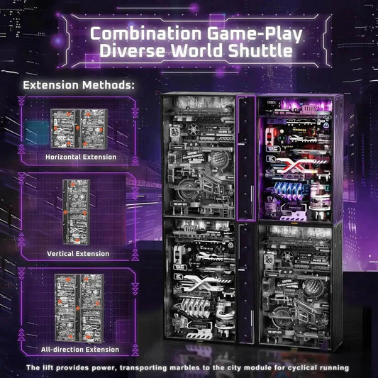 Robotime 3D Puzzle Model Kits DIY Marble Run with LED Light - ToylandEU™