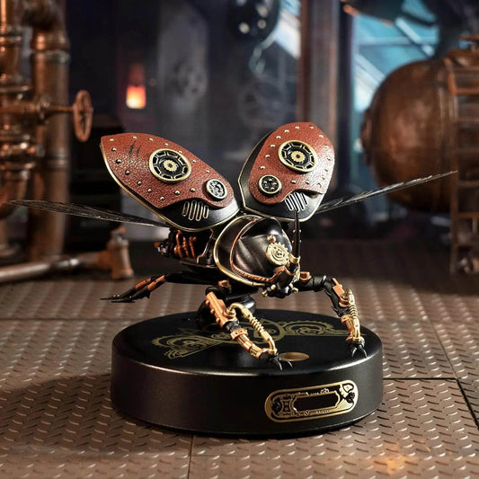 Robotime Rokr Rhinoceros Beetle Model Building Kits Mechanical 3D Puzzles Games Birthday Easy Assembly 3D Puzzle - ToylandEU