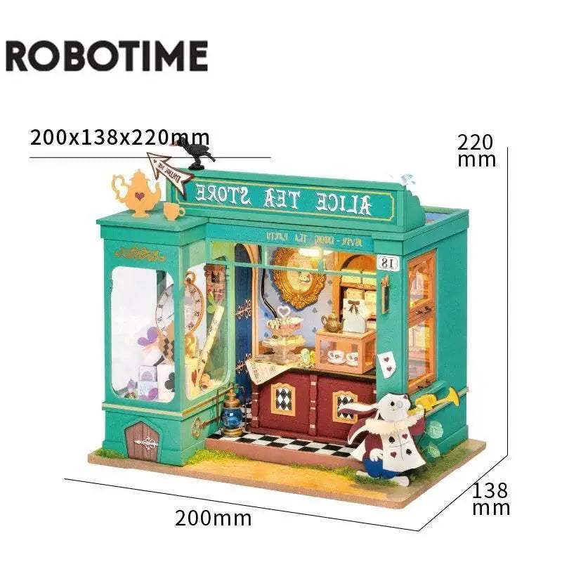 Robotime Rolife DIY Mystery Archives Bureau Doll House Kit - ToylandEU™