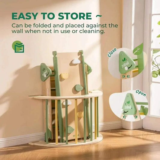 Robud 7 in 1 Triangle Set Wooden Climbing Toy - ToylandEU™