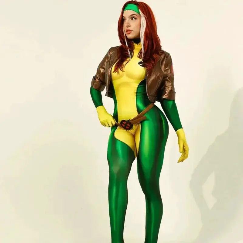 Rogue Anna Marie Cosplay Zentai Suit Unisex Durable - ToylandEU™