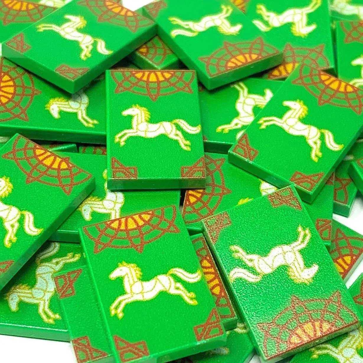 LEGO Rohan Banner Tile 2x3 Premium Print B3 Customs - ToylandEU
