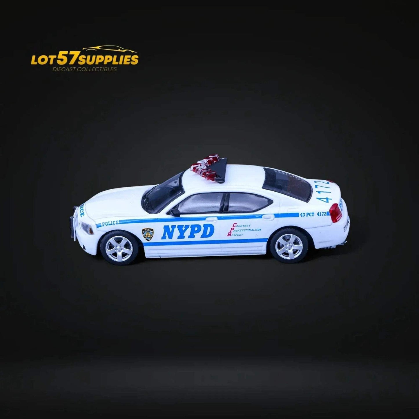 Rollin 2008 Dodge Charger New York City Police NYPD 1:64 - ToylandEU
