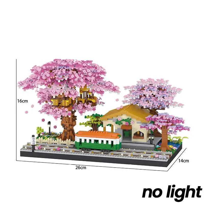 Romantic Sakura Tree Blocks 2in Block Set Toyland EU - ToylandEU™