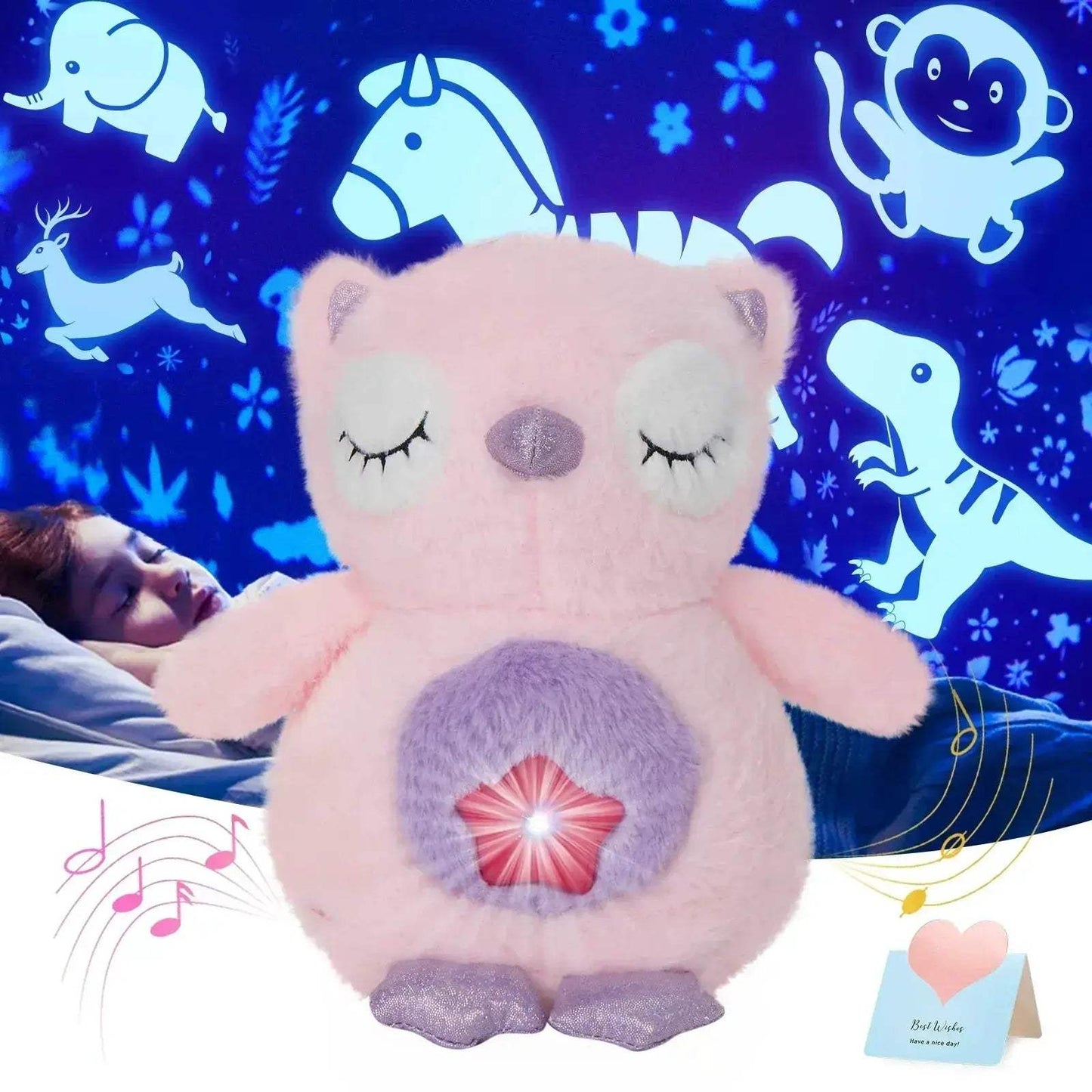 Room Projector Plush Toy With Glowing Atmosphere Light - ToylandEU