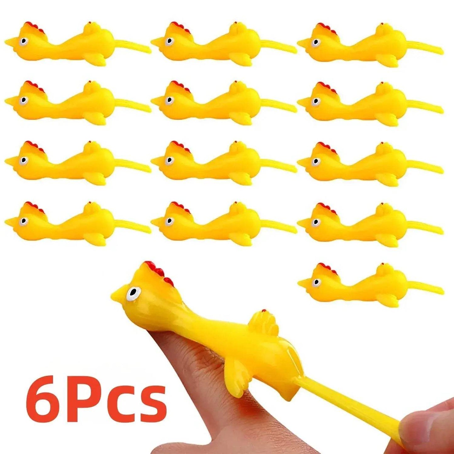 Rubber Chicken Slingshot Toy For Indoor Pranks And Outdoor Fun - ToylandEU
