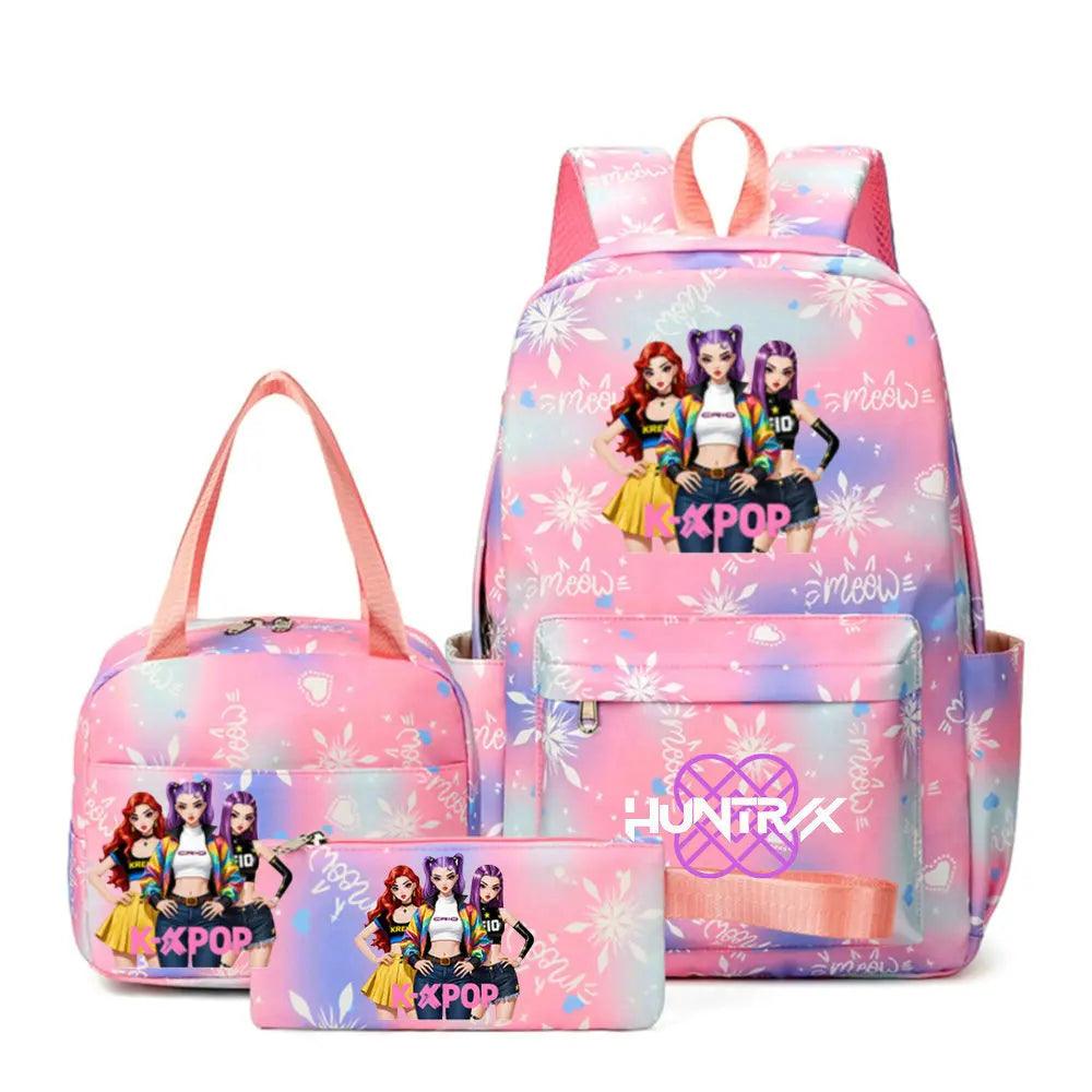 Backpacks | 3-Piece Set | Nylon Material | Unisex 20-35 L