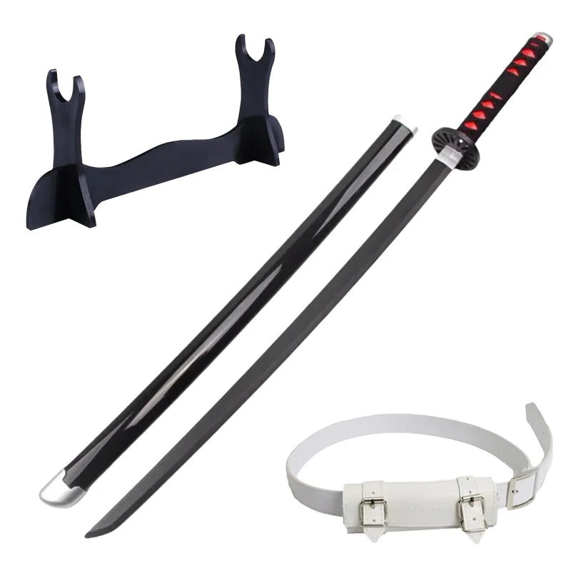 Katana | 40 Inch Length | Wooden Blade | Demon Slayer Cosplay Prop