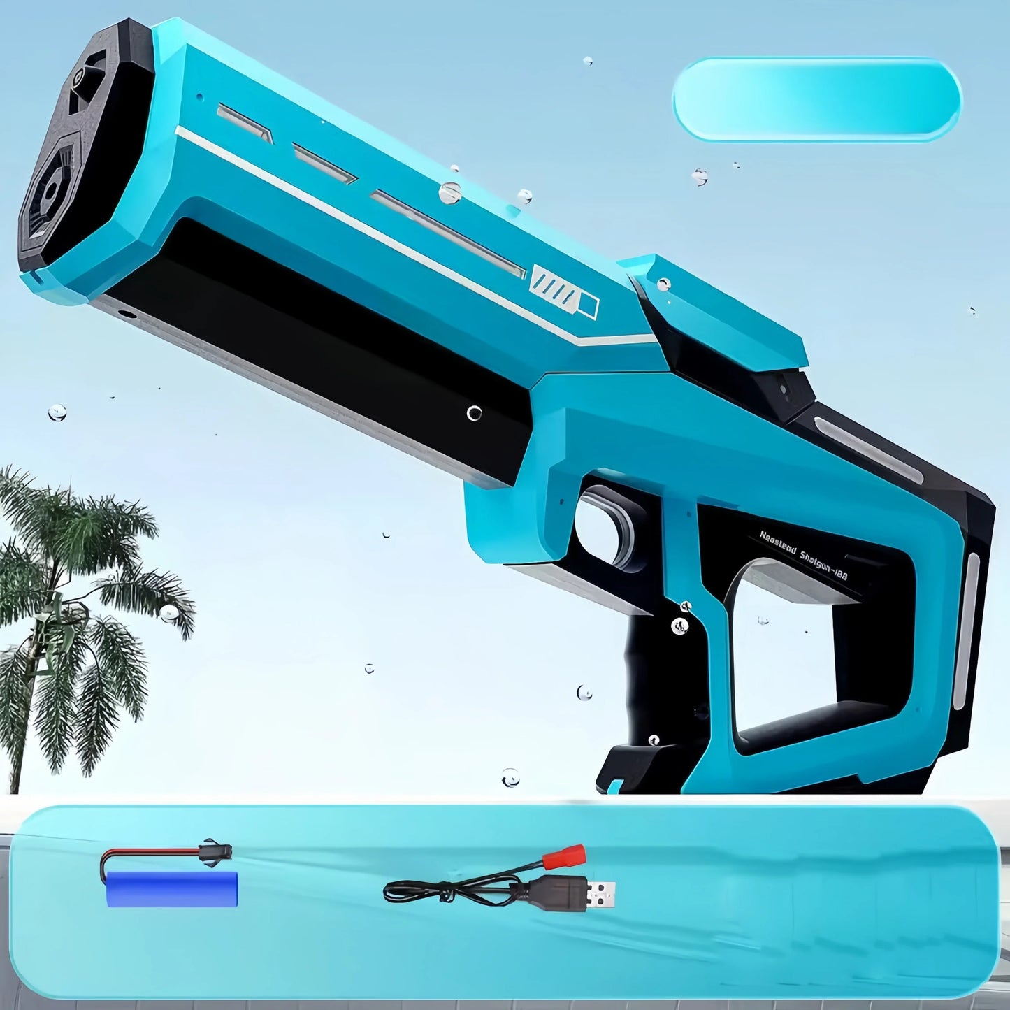 Electric Water Gun | Automatic Water Suction | Lithium Battery Powered | Adults