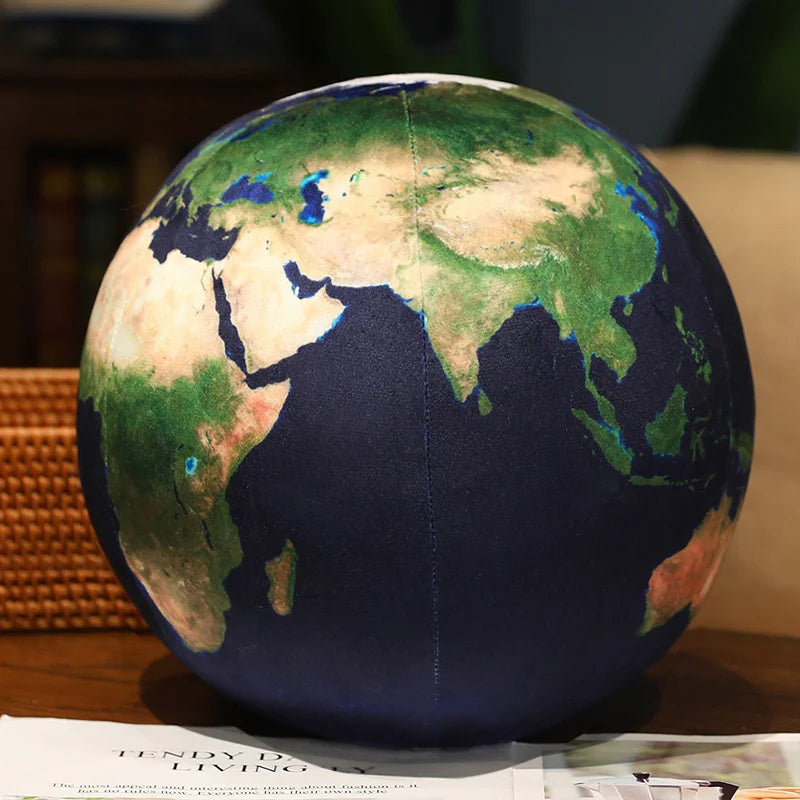 Planet Plush Pillow | Soft Plush Material | Moon Sun Earth Mars Plush | 8-27 cm