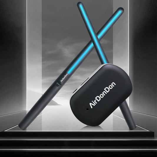 Portable Air Drum Set With Bluetooth For Silent Practice