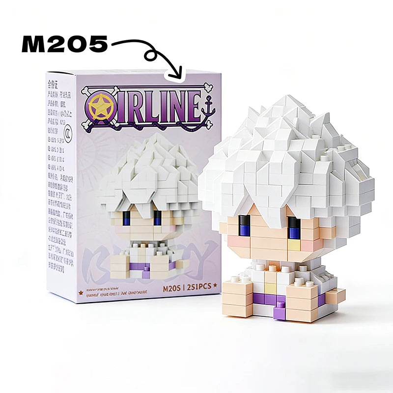 Micro Block Figures | ABS Interlocking Bricks | DIY Assembly Kit | Gift Set