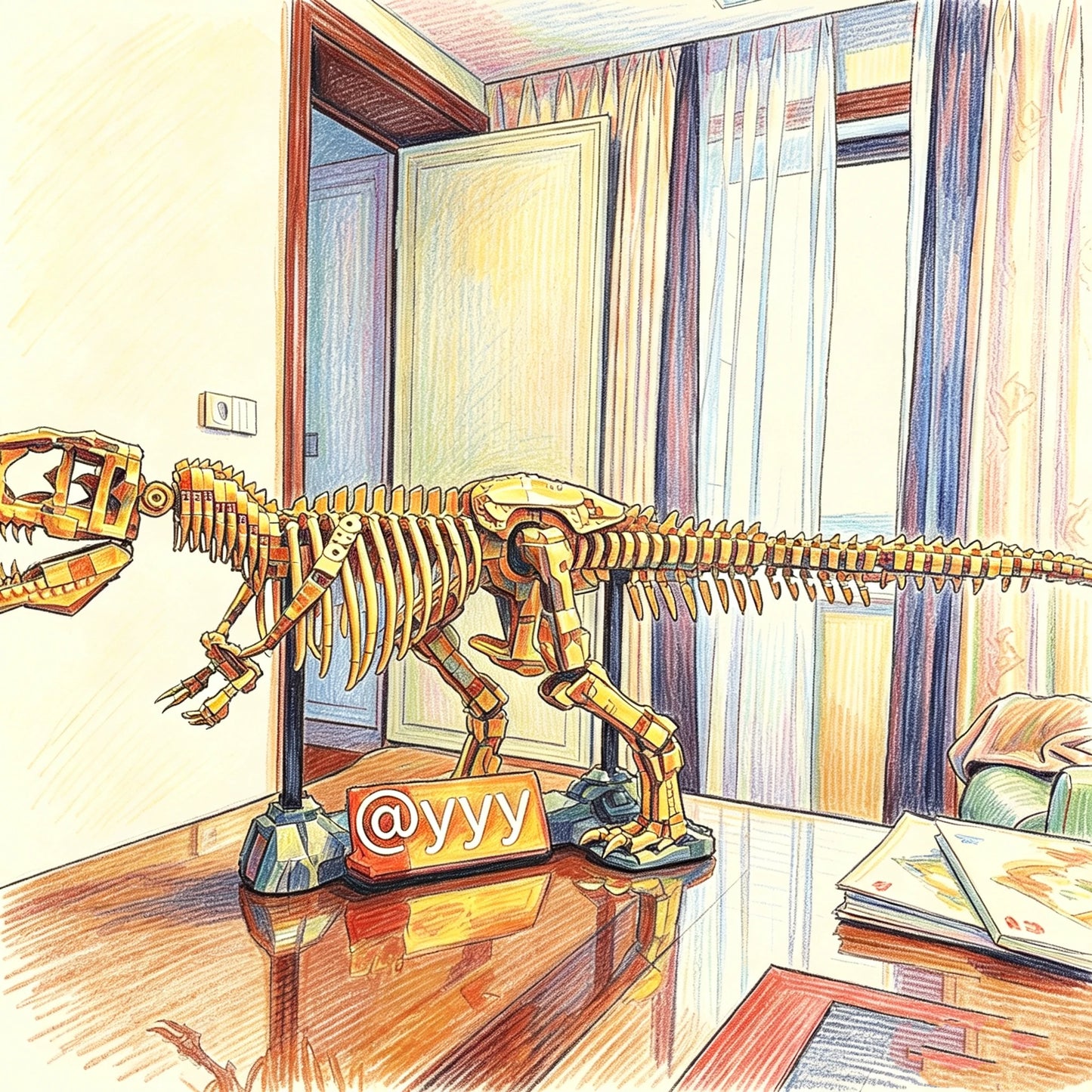 Dinosaur Model Kit | 3145 Pieces | Assembly Required | Tyrannosaurus Rex