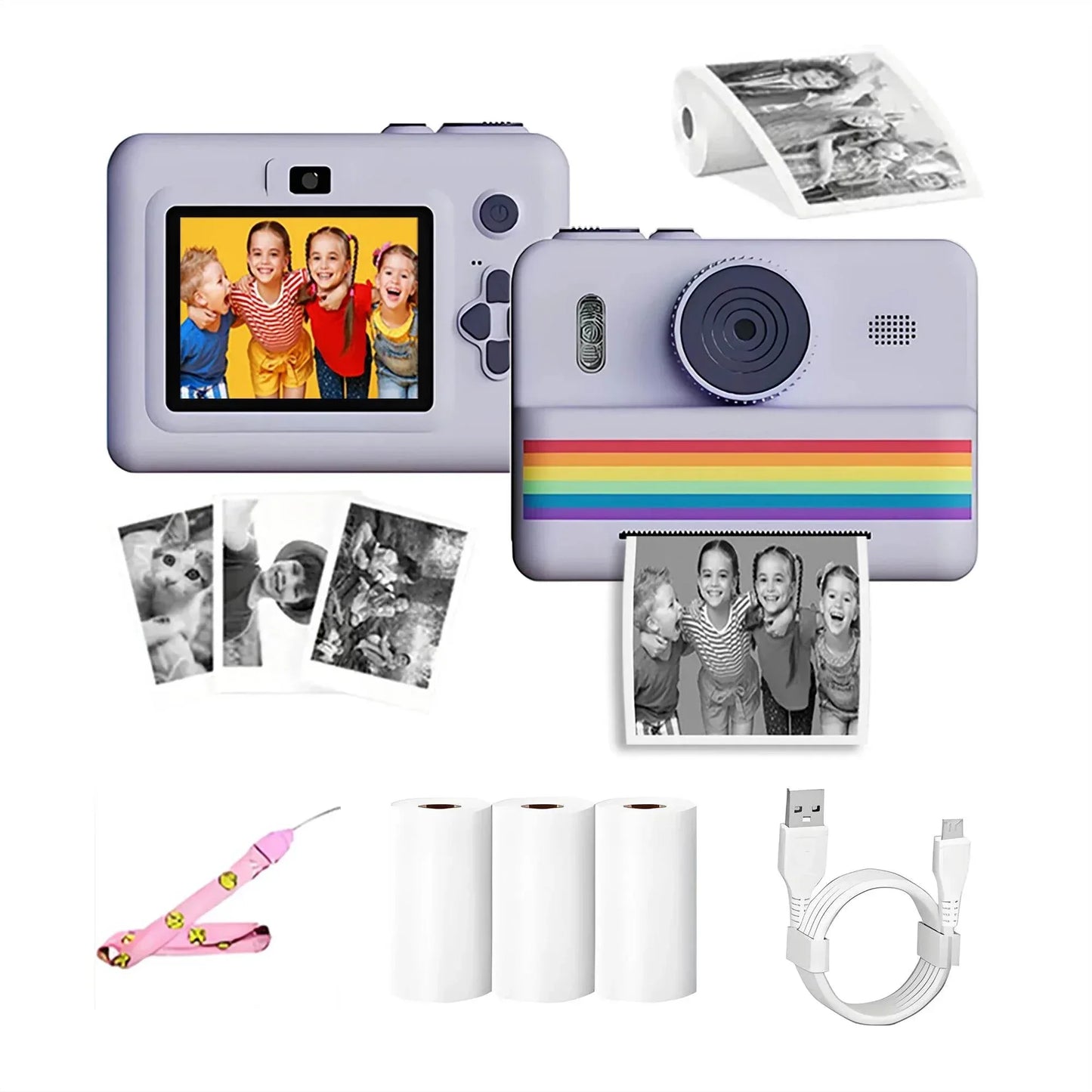 Digital Camera For Kids Instant Print Portable Small Camera - ToylandEU