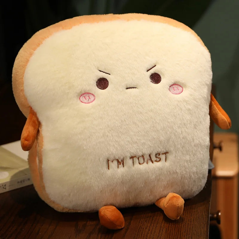 Plush Bread Pillow | 35cm Size | PP Cotton Filling